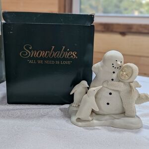 Department 56 Snowbabies Figurine - Cream and Black